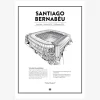 Hot Daells Bolighus Real Madrid - Santiago Bernabeu 50x70 cm