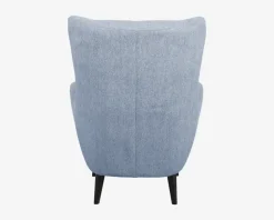 Best Daells Bolighus Øreklapstol Inkl. Fodskammel Blå