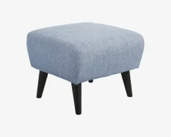 Best Daells Bolighus Øreklapstol Inkl. Fodskammel Blå