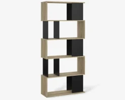 Outlet Daells Bolighus Reol Maze Sort/Eg