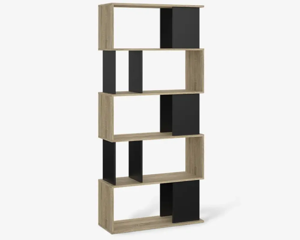 Outlet Daells Bolighus Reol Maze Sort/Eg