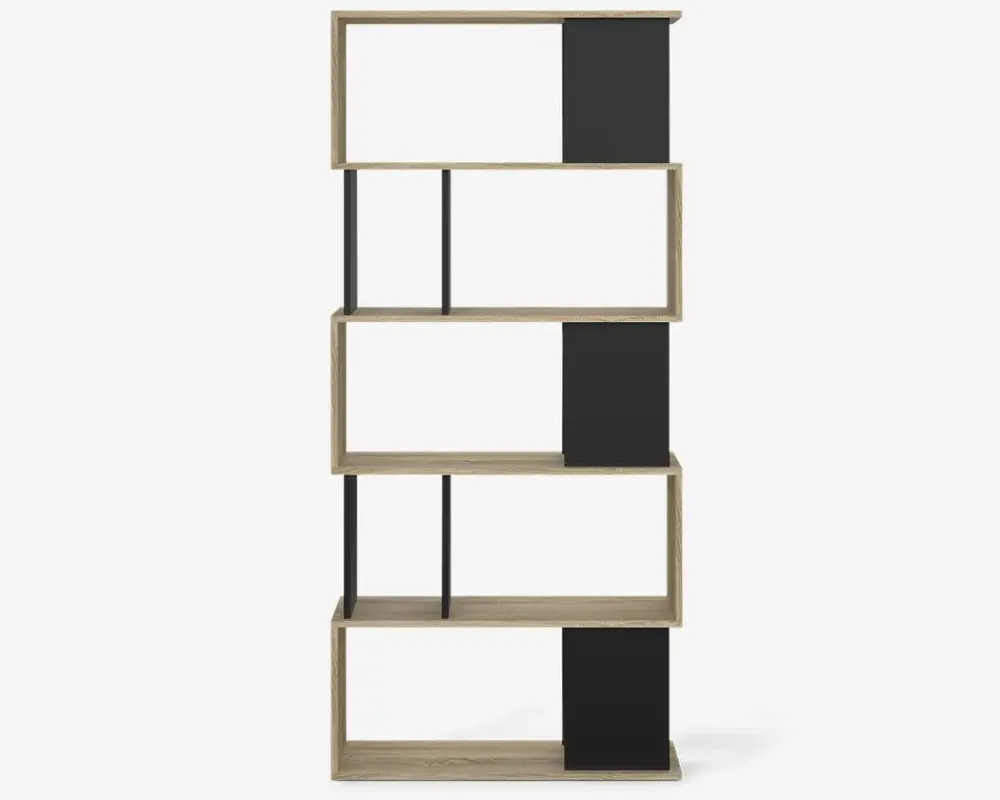 Outlet Daells Bolighus Reol Maze Sort/Eg