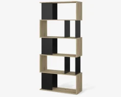 Outlet Daells Bolighus Reol Maze Sort/Eg