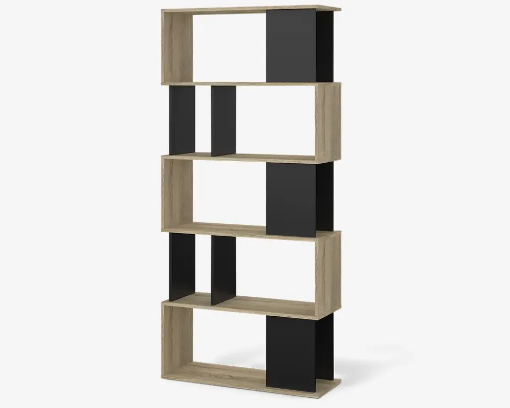 Outlet Daells Bolighus Reol Maze Sort/Eg