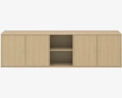 Discount Daells Bolighus Reol Mistral 5 sekt. m/4 Døre Eg