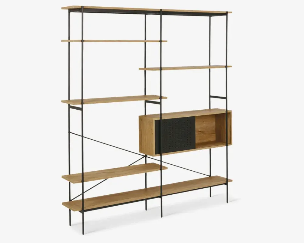 Online Daells Bolighus Reol sort metal/vild eg