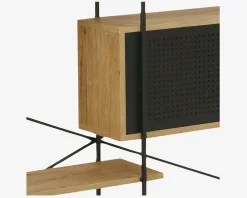 Online Daells Bolighus Reol sort metal/vild eg