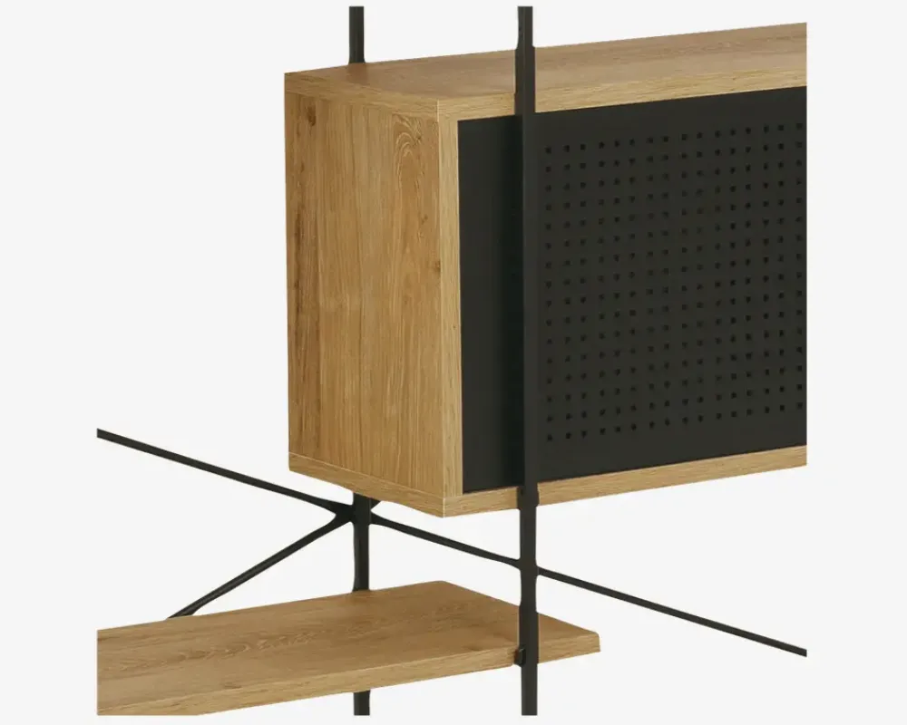 Online Daells Bolighus Reol sort metal/vild eg