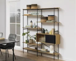 Online Daells Bolighus Reol sort metal/vild eg