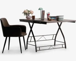 Best Daells Bolighus Reol spisebord i antik farvet kunstfiner