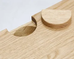 Best Daells Bolighus Reolopstilling med døre og skuffer oileret Eg