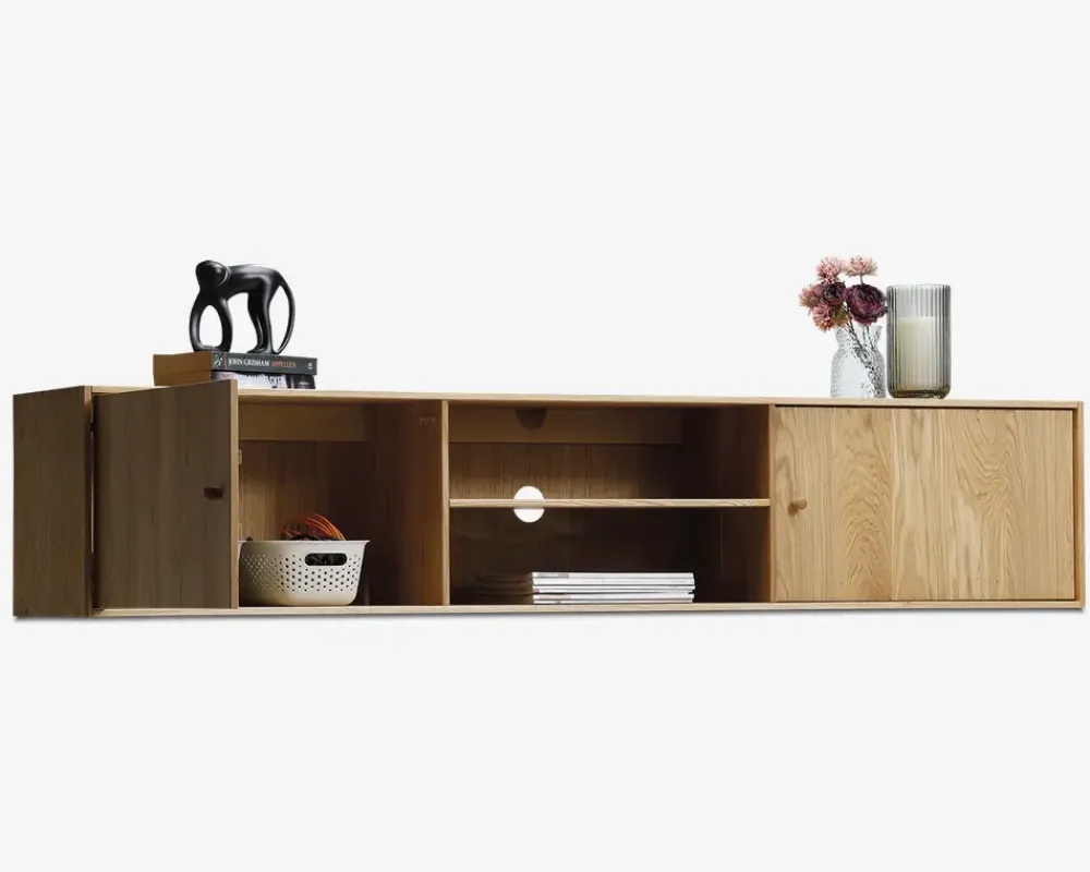 Hot Daells Bolighus Reolopstilling Tv-sektion olieret eg