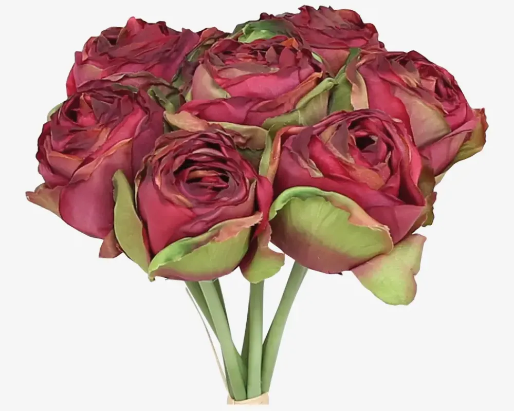 Sale Daells Bolighus Rosen Bundt Mørk Rød H.28cm