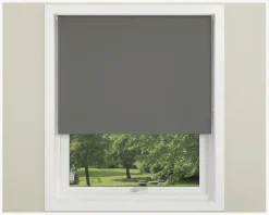 Best Daells Bolighus Rullegardin MørkL. Uni Maxi 90x210 cm Grå