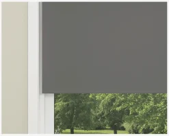 New Daells Bolighus Rullegardin MørkL. Uni 140x175 cm Grå