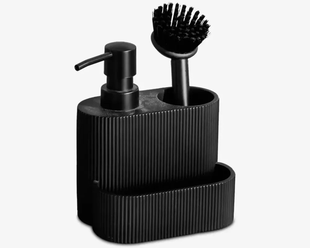 Best Daells Bolighus Sæbedispenser sæt sort plast