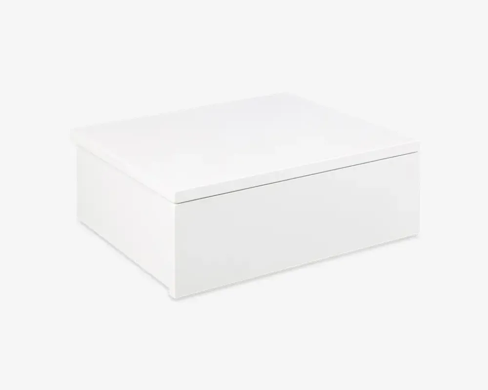 Daells Bolighus Sengebord Avignon med 1 skuffe hvid