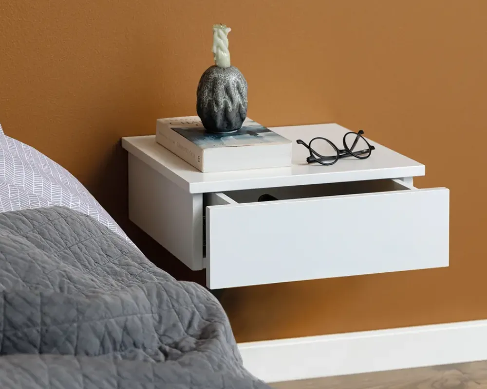 Daells Bolighus Sengebord Avignon med 1 skuffe hvid