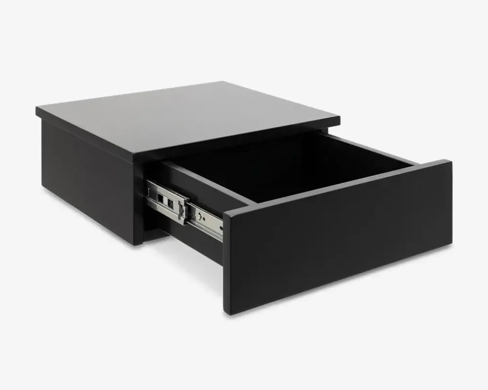 Online Daells Bolighus Sengebord Avignon med 1 skuffe sort