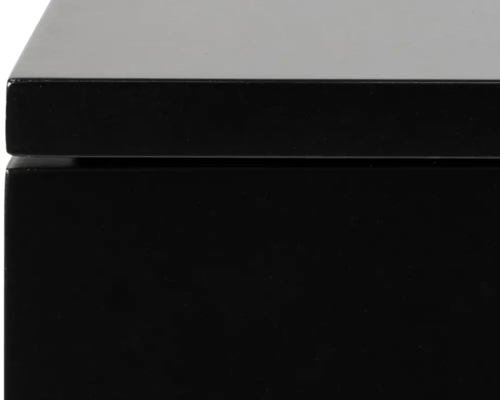 Online Daells Bolighus Sengebord Avignon med 1 skuffe sort