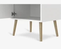 Outlet Daells Bolighus Sengebord Bodo i hvid