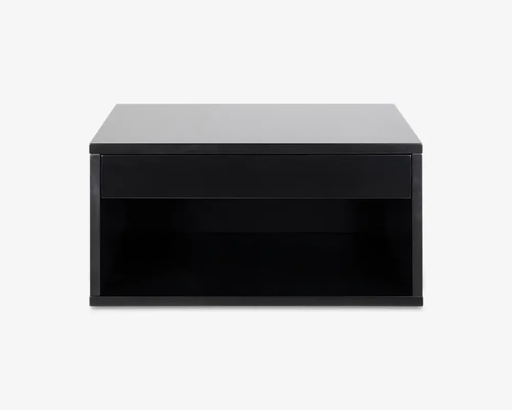 Clearance Daells Bolighus Sengebord Cholet med 1 skuffe sort