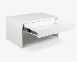 Best Daells Bolighus Sengebord Cholet med 1 skuffe hvid