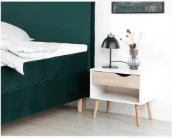 New Daells Bolighus Sengebord Delta m. 1 skuffe