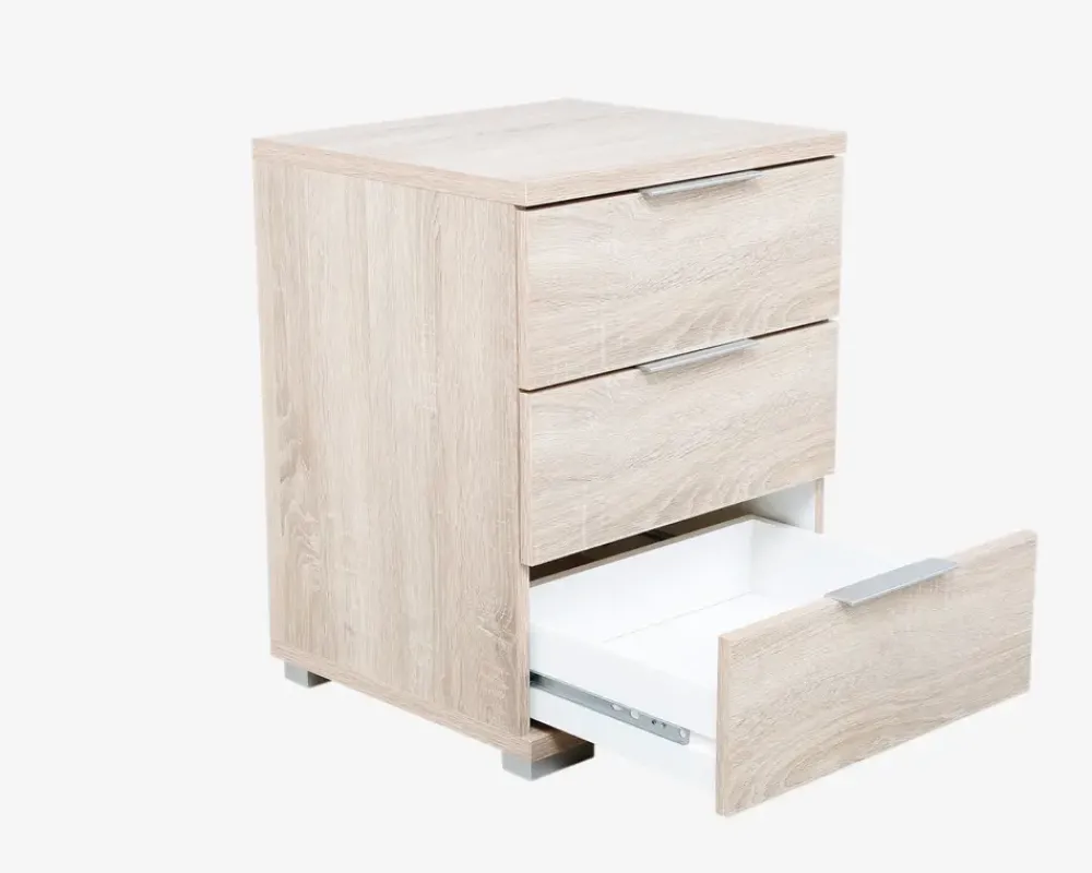 Daells Bolighus Sengebord m. 3 skuffer