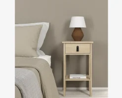 Daells Bolighus Sengebord Madrid eg med 1 skuffe