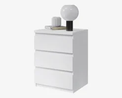 Discount Daells Bolighus Sengebord Olli med 3 skuffer