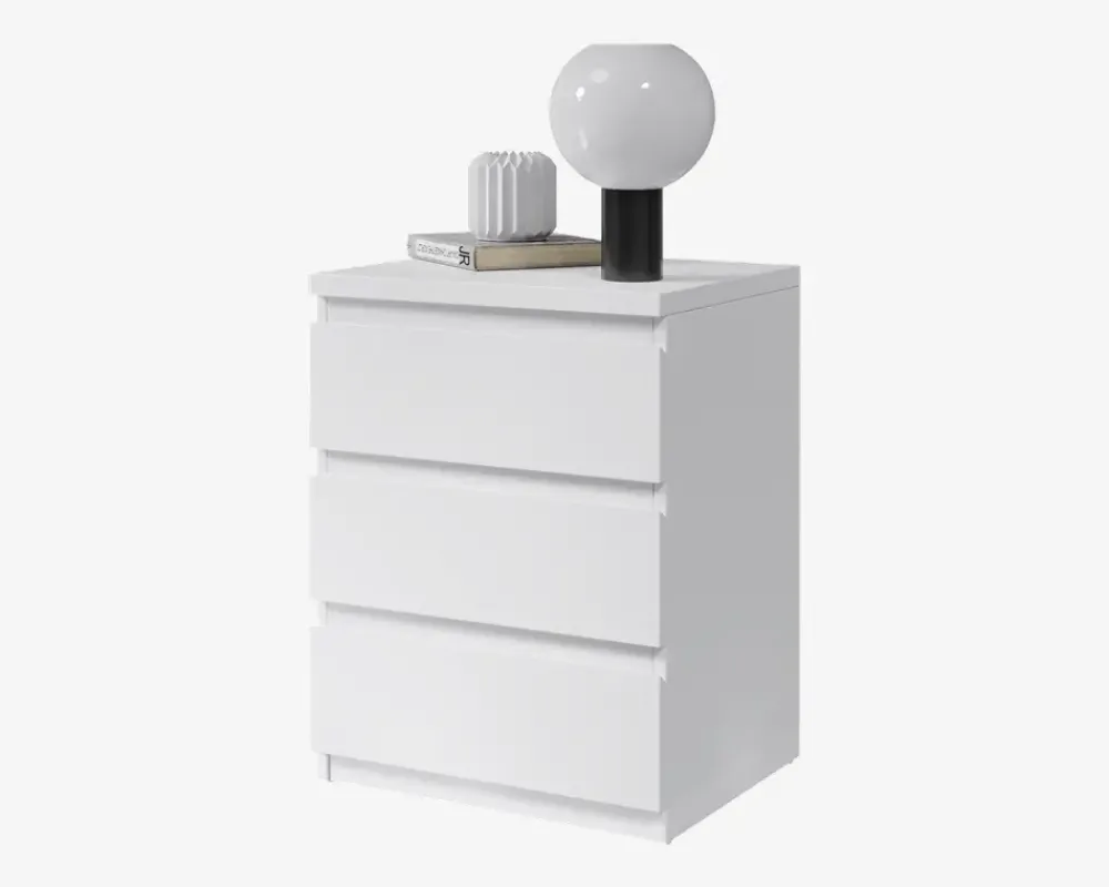 Discount Daells Bolighus Sengebord Olli med 3 skuffer