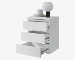 Discount Daells Bolighus Sengebord Olli med 3 skuffer