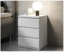 Discount Daells Bolighus Sengebord Olli med 3 skuffer