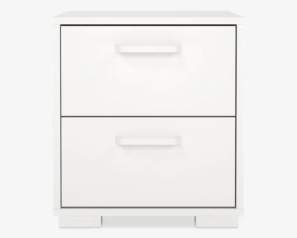 Hot Daells Bolighus Sengebord Sofia med 2 skuffer