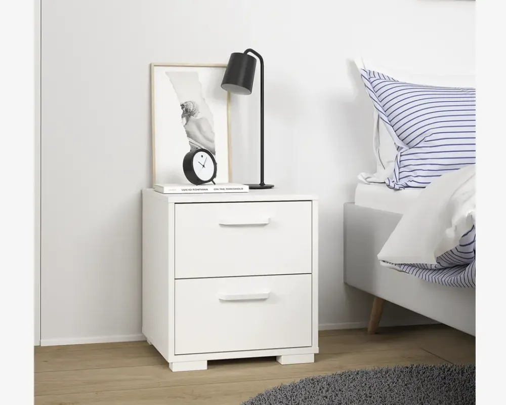 Hot Daells Bolighus Sengebord Sofia med 2 skuffer