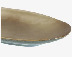 Best Daells Bolighus Serveringsfas Oval 36 x 21,5 cm Petrol