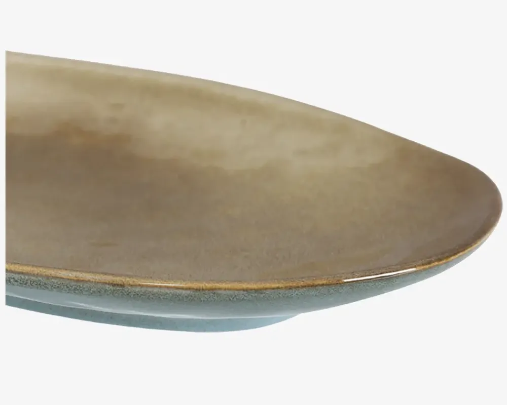 Best Daells Bolighus Serveringsfas Oval 36 x 21,5 cm Petrol