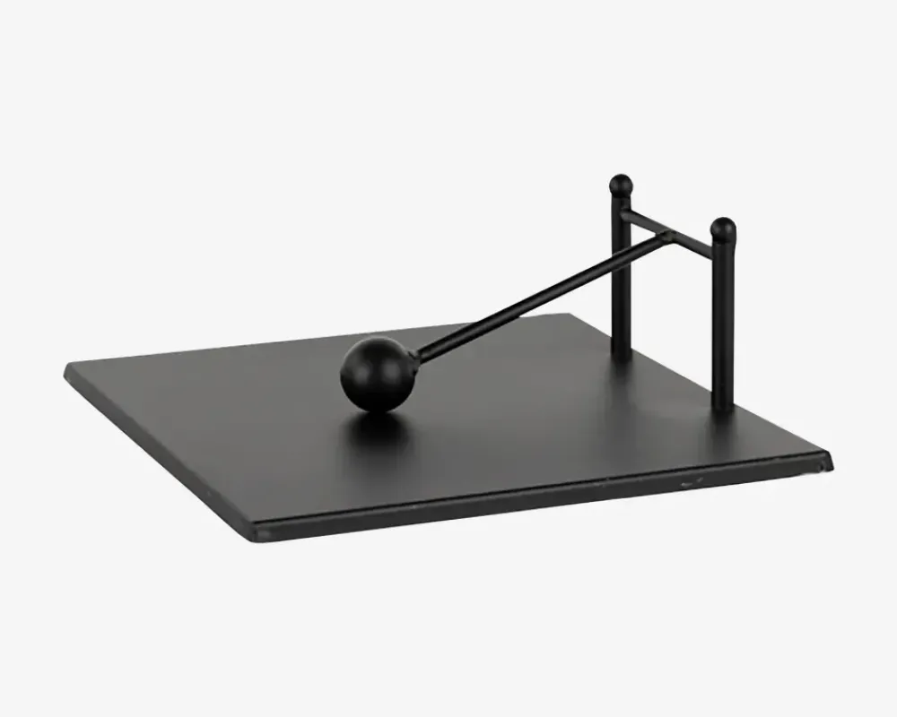 Best Daells Bolighus Servietholder Metal Sort 21x21cm