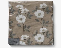Clearance Daells Bolighus Servietter lys blomster 33x33 cm