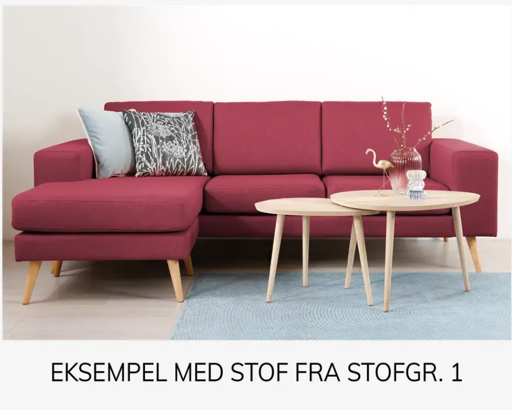 Daells Bolighus Sienna Sofa m/Chaiselong Stofgr. 1