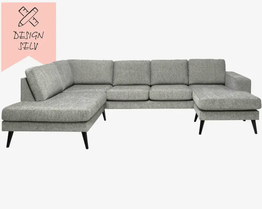 Best Daells Bolighus Sienna Sofa U-Shape Venstre Stofgr. 1