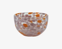 Best Daells Bolighus Skål Dots Pink/Orange Ø.11,5 cm Lyserød, Orange