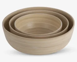 Discount Daells Bolighus Skåle sæt bambus natur 3 stk.