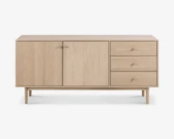 Clearance Daells Bolighus Skænk Aston i hvidolieret eg