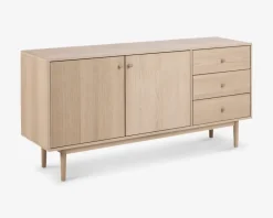 Clearance Daells Bolighus Skænk Aston i hvidolieret eg