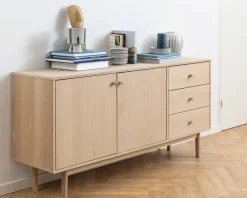 Clearance Daells Bolighus Skænk Aston i hvidolieret eg