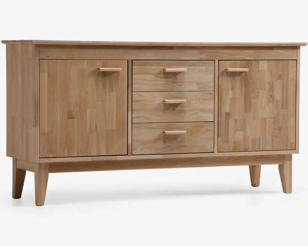 Hot Daells Bolighus Skænk i hvidolieret eg B. 154 cm