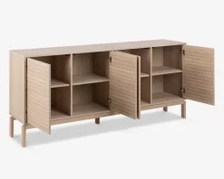 Sale Daells Bolighus Skænk Linley i fineret hvidolieret eg