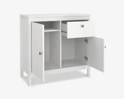 Daells Bolighus Skænk Madrid hvid med 1 skuffe